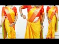 Silk saree draping for beginners | easy saree draping tutorial step by step guide | silk sari