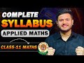 Applied Maths Vs Core Mathematics || Which one is best ?Class 11 Maths syllabus ||Deepak Bhatt