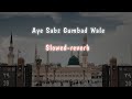 Ay Sabz Gumbad Wale | Slowed Reverb naat | Emotional Dua | Naat Sharif | Tabrej Official 313