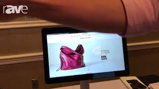 E4 AV Tour: elo Touch Solutions Demos 5502 PCAP Large Format, I-Series Interactive Displays