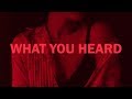 Sonder - What You Heard // Lyrics