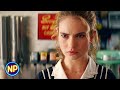 Suspicious Diner Scene | Lily James | Baby Driver