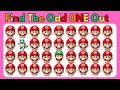 Find The ODD One Out Super Mario Bros Edition!🍄 30 Ultimate Levels Emoji Quiz
