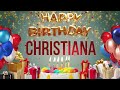Christiana - Happy Birthday Christiana