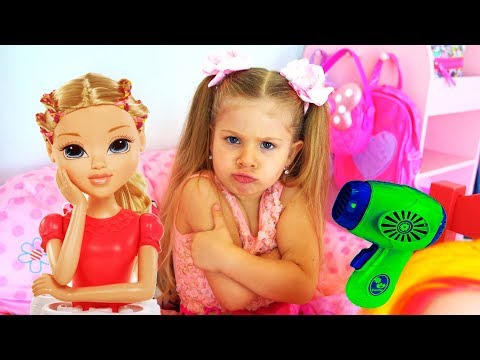 Diana and Funny Stories With Toys Compilation video