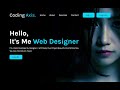 HTML CSS Landing Page || Simple Website Using HTML CSS
