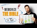 How to PRACTICALLY MEMORIZE the BIBLE || 5 TIPS you need to know!
