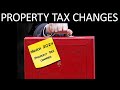 Property tax changes - March 2024 Budget