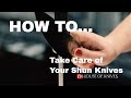 Knife Care with Stephanie Purtle of Shun Cutlery USA