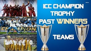 icc champions trophy|| champion trophy winner list || champion trophy final Match