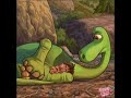 Painting by the numbers-Good Dinosaur-Spot sleeping