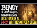 All Writings of Joey Drew Bendy and The Dark Revival - The Insane Reader Achievement