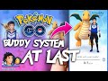New pok mon go update buddy system finally added walk with your pokemon to earn candy