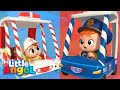 Wheels On The Ambulance vs Police Car Race Song | Kids Cartoons and Nursery Rhymes