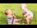 Best Moments Of Funny Babies With Water - Cute Baby Videos