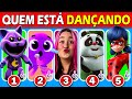 Adivinhar Quem Está Dançando 💃🎵 #16| Emilly vick, Bolofofos, Tenge tenge, Bambo Panda, Catnap