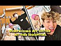 SURPRISING MY SISTER AT THE HOSPITAL!!