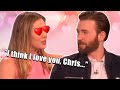 chris evans and elizabeth olsen flirting for 5 minutes and 30 seconds straight