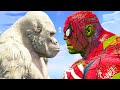 White King Kong vs Spider-Hulk - What If Battle Superheroes