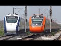 15 BACK TO BACK FAST TRAINS In India | High Speed TRAIN TRACK SOUNDS | Indian Railways