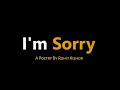 Sorry - An Apology Poem For Special One ❤ | Untold Diary