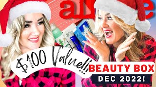 💋 🎄 Allure Beauty Box December 2022 Unboxing & Review! ❤️ Glow Up Twins