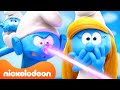 26 Minutes of the Smurfs ESCAPING Danger 😱 | Nicktoons