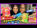 FIRST TIME TRYING OUR SUBSCRIBERS FAVORITE EXOTIC SNACKS!