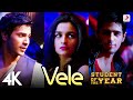 Vele Full Video - SOTY | Sidharth Malhotra, Varun Dhawan | Vishal Dadlani, Shekhar Ravjiani | 4K