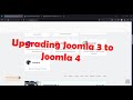 Joomla 3 to Joomla 4 upgrade tutorial for live site