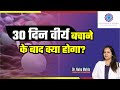 30 दिन रोकने के बाद क्या होगा? in Hindi || Dr. Neha Mehta