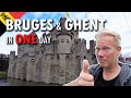 BRUGES and GHENT in ONE Day | Guide to Belgium's Medieval Towns