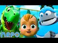 ARPO Saves Baby Daniel From a HUGE T-Rex! | 1 HOUR OF ARPO! | Funny Robot Cartoons for Kids!