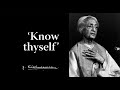 'Know Thyself' | Krishnamurti & Eric Robson