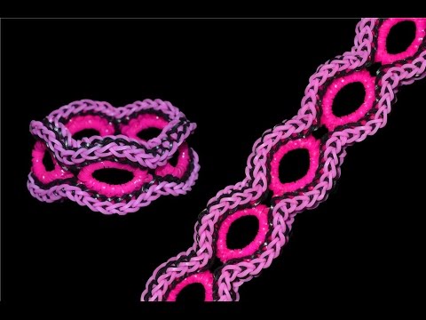 Как плести браслеты из резинок испанское кружево Как плести браслеты из резинок испанское кружево