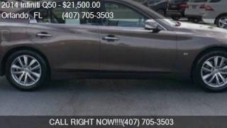 2014 Infiniti Q50 4dr Sedan AWD Premium for sale in Orlando,