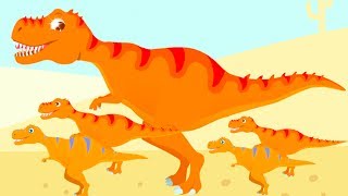 Jurassic Dig Game - Baby Play & Find Dinosaur Bones With Cute Vehicles - Fun Dino Game For Kids