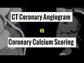 What is the difference between Coronary Calcium Scoring and CT Coronary Angiogram (2023)