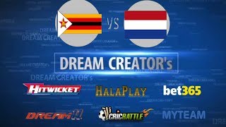 Zimbabwe- Netherlands Playing XI's//ZIM vs NL 2nd ODI match details// Cricket expert's