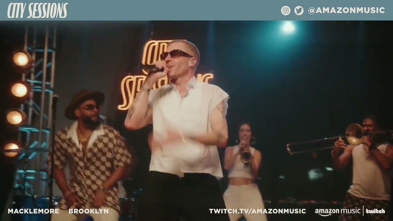 MACKLEMORE – CAN’T HOLD US LIVE FROM BROOKLYN | CITY SESSIONS | AMAZON MUSIC