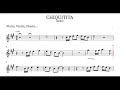 Chiquitita - Abba - Partitura para Piano, Violín, Flauta...