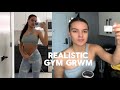 Gym GRWM Vlog: Outfit + Slick Back Ponytail Hair Tutorial