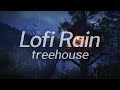 Forest Treehouse in Rain 🌧️ Lofi HipHop / Ambient 🎧 Lofi Rain [Beats To Relax / Piano x Drums]