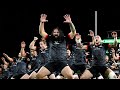 Māori All Blacks perform their haka against Ireland