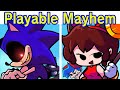 Friday Night Funkin' Playable Mayhem | Undertale/Imposter/Sonic.exe/Etc (FNF Mod) (Chara GF/BF)