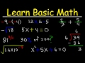 Math Videos:  How To Learn Basic Arithmetic Fast - Online Tutorial Lessons