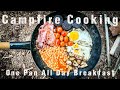 Early Autumn Woodland Campfire Cooking  |  One Pan All Day Bushcraft Breakfast