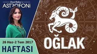 Oğlak Burcu Haftalık Astroloji Burç Yorumu 26 Haziran-2 Temmuz 2017