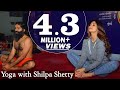 Swami Ramdev and Shilpa Shetty Practising Yoga at Mumbai