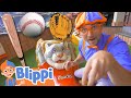Download Blippi at the Baseball Stadium | Sports and Outdoor Activities for Kids mp4 3gp mp3 videos - waplic